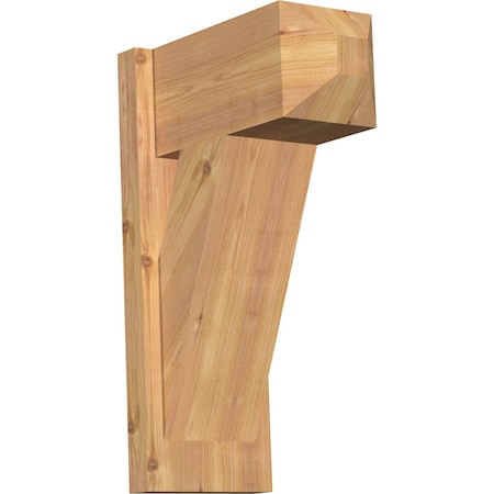 Ekena Millwork Traditional Craftsman Smooth Outlooker, Western Red Cedar, 7 1/2"W x 14"D x 22"H OUT08X14X22TRA04SWR